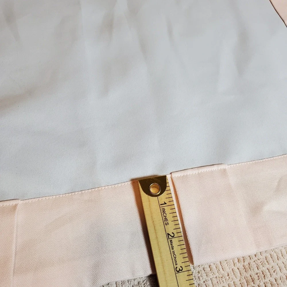 Pottery Barn Kids Light Pink Blackout Curtain Panel Cotton 44x63 Rod Pocket